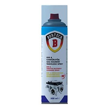 Burtech Egr Karbüratör Gaz Kelebeği Temizleyici 500 ml Sprey