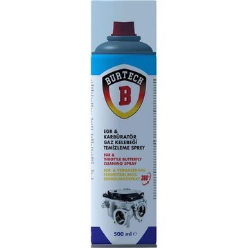 Burtech Egr Karbüratör Gaz Kelebeği Temizleyici 500 ml Sprey