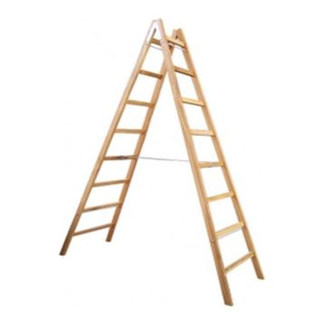 Buse A Tipi 290 cm 9 Basamak Ahşap Boyacı Merdiven