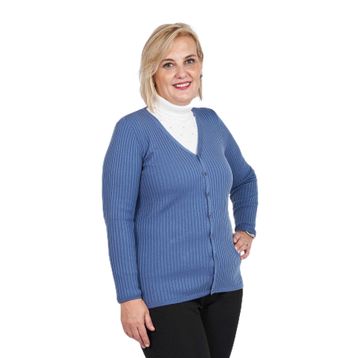 Büşra 3997258 Mavi Kadın Hırka