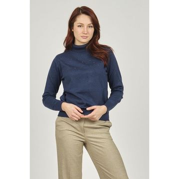 Büşra 3998212 İndigo Kadın Kazak
