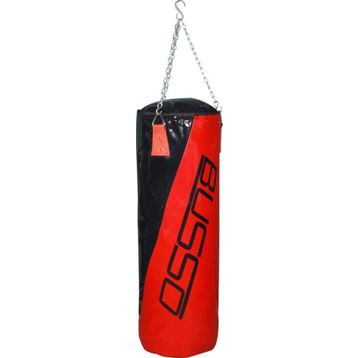 Busso Kırmızı 70x30 cm Askı-Zincir Aparatlı Boks Torbası