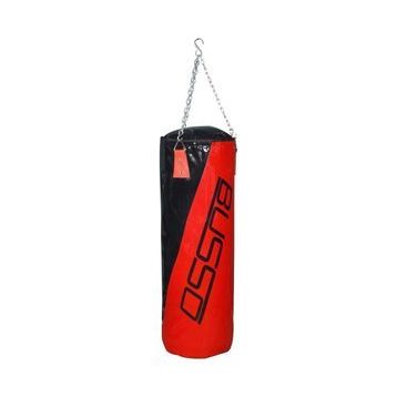 Busso Kırmızı 70x30 cm Askı-Zincir Aparatlı Boks Torbası
