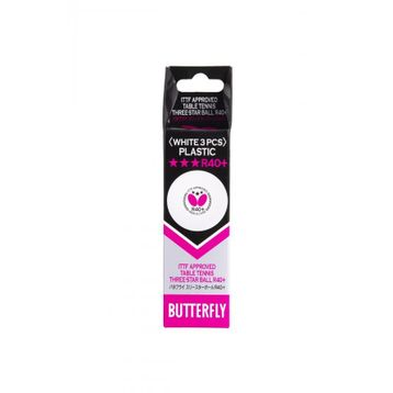 Butterfly 85144S R40+ 3 Yıldız 3'lü Masa Tenisi Maç Topu