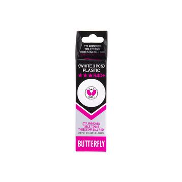 Butterfly 85144S R40+ 3 Yıldız 3'lü Masa Tenisi Maç Topu