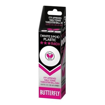 Butterfly 85144S R40+ 3 Yıldız 3'lü Masa Tenisi Maç Topu