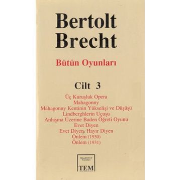 Bütün Oyunları-03 Bertolt Brech - Kolektif