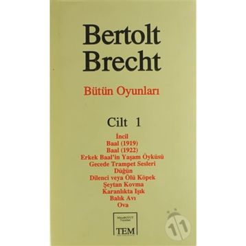 Bütün Oyunları 1 - Bertolt Brecht