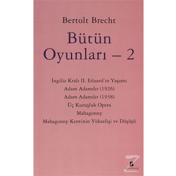 Bütün Oyunları 2 - Bertolt Brecht