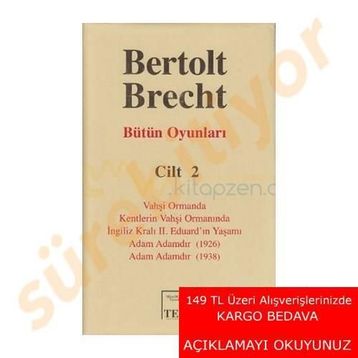Bütün Oyunları 2 - Bertolt Brecht