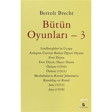 Bütün Oyunları - 3 - Bertolt Brecht