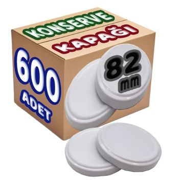 Büyük Standart 82 mm 600'lü Konserve Kavanoz Kapağı