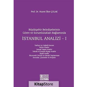 Büyükşehir Belediyelerinin Görev ve Sorumlulukları Bağlamında İstanbul Analizi - 1 - Nusret İlker Çolak