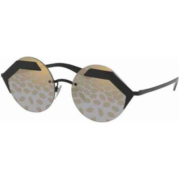 Bvlgari 6089 128/T9 55 Siyah Ekartman Kadın Güneş Gözlüğü