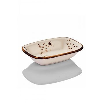 By Bone Elegance Zest 14 cm Dik Kayık Tabak