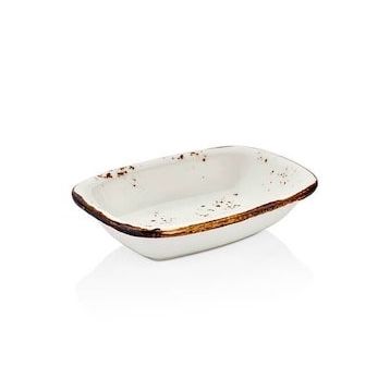 By Bone Elegance Zest 14 cm Dik Kayık Tabak