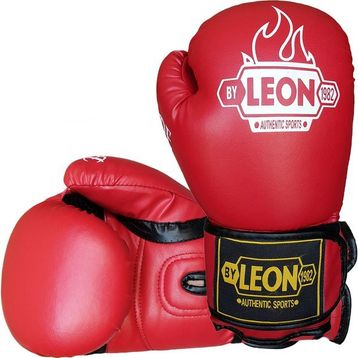 By Leon 1982 Leon Blade Training Kırmızı Boks Kickboks ve Muay Thai Eldiveni