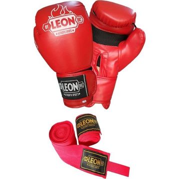 By Leon 1982 Leon Blade Training Kırmızı Boks Kickboks ve Muay Thai Eldiveni