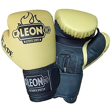By Leon 1982 Leon Blade Training Sarı Boks Kickboks ve Muay Thai Eldiveni