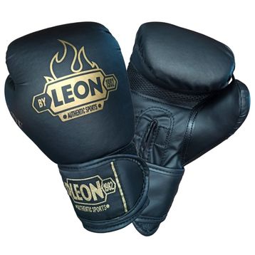 By Leon 1982 Leon Blade Training Siyah Boks Kickboks ve Muay Thai Eldiveni