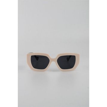 By Marine G24FT1253R06 Krem UV400 Filtre Kadın Güneş Gözlüğü