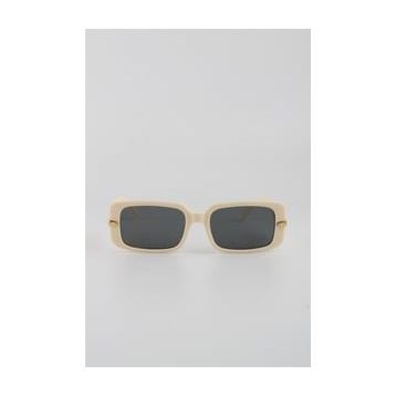 By Marine G24FT8R06 Krem UV400 Filtre Kadın Güneş Gözlüğü
