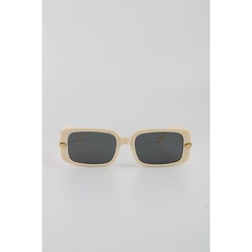 By Marine G24FT8R06 Krem UV400 Filtre Kadın Güneş Gözlüğü