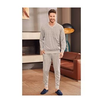 By Mecit 2757 Gri Erkek Pijama Takımı