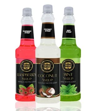 By Tüfekçi 3x750 ml Nane Frambuaz Hindistan Cevizi Şurub