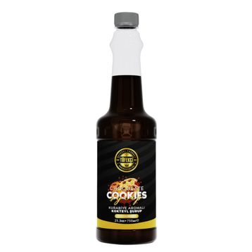 By Tüfekçi 750 ml Chocolate Cookies Aromalı Kahve Pasta ve Kokteyl Şurup
