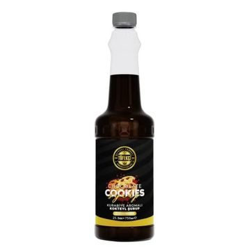By Tüfekçi 750 ml Chocolate Cookies Aromalı Kahve Pasta ve Kokteyl Şurup