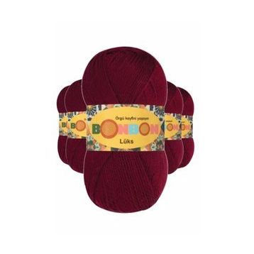 Byline Bordo 98220 5 Adet Lüks Patik İpi Yünü
