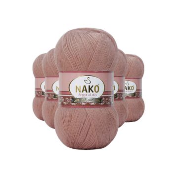 Byline Bronz 11054 5 Adet Angora Lüks El Örgü İpi