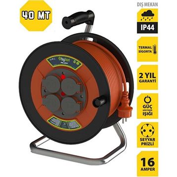 Bylion 40 m 3x2,5 Makaralı Kablo