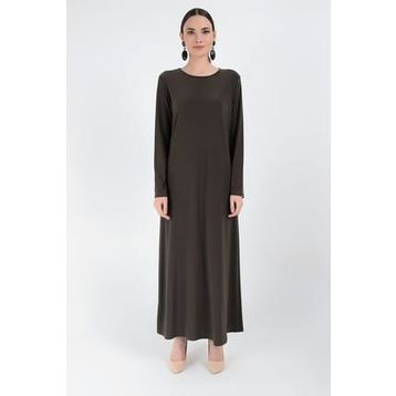 Bym Fashion 3202 Haki Kadın Elbise