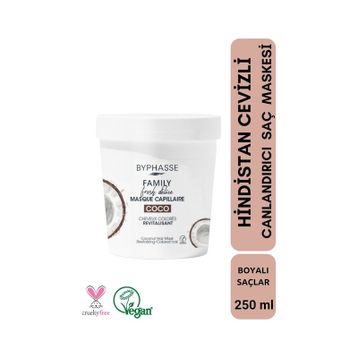 Byphasse 250 ml Family Fresh Hindistan Cevizli Canlandırıcı Saç Maskesi
