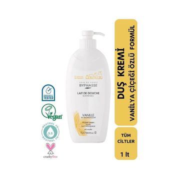 Byphasse Caresse Vanilya Çiçeği Özlü 1000 ml Duş Kremi