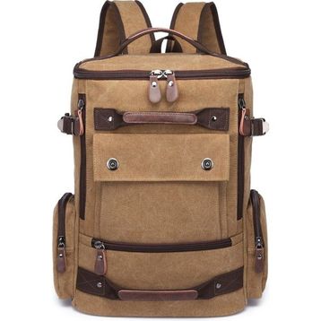 C-Active Erkek Kanvas Camel Sırt Çantası