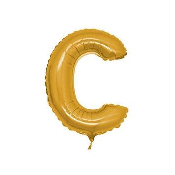 C Harf Altın 100 cm Folyo Balon