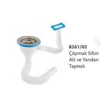 C.M.S. Çöpmak Alt ve Yandan Taşmalı Sifon