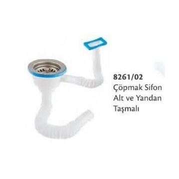 C.M.S. Çöpmak Alt ve Yandan Taşmalı Sifon