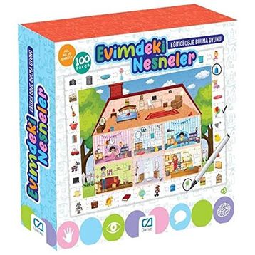 CA Games 100 Parça Evimdeki Nesneler Puzzle