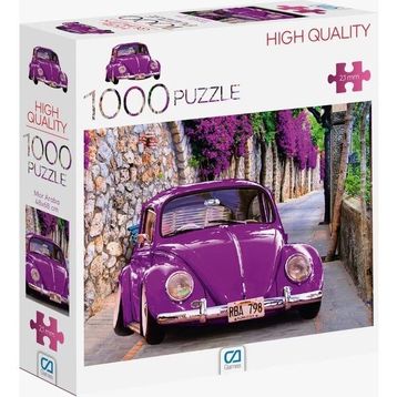 CA Games 1000 Parça Mor Araba Puzzle