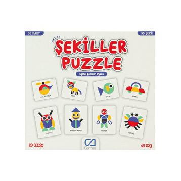 CA Games 19 Parça Şekiller Puzzle