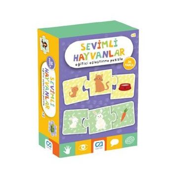 CA Games +2 Yaş Sevimli Hayvanlar 36 Parça Puzzle