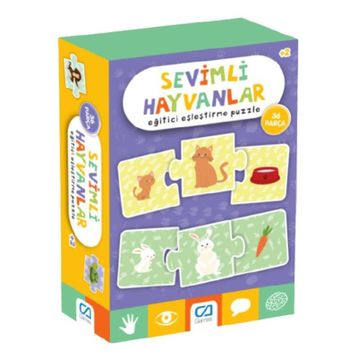 CA Games +2 Yaş Sevimli Hayvanlar 36 Parça Puzzle