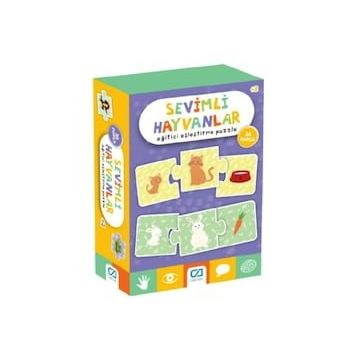CA Games +2 Yaş Sevimli Hayvanlar 36 Parça Puzzle