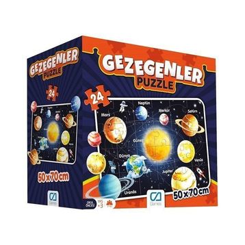 CA Games 24 Parça Gezegenler Maxi Boy Eğitici Puzzle