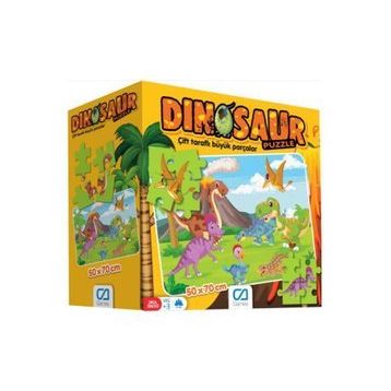 CA Games +3 Yaş Dinozorlar Yer Puzzle