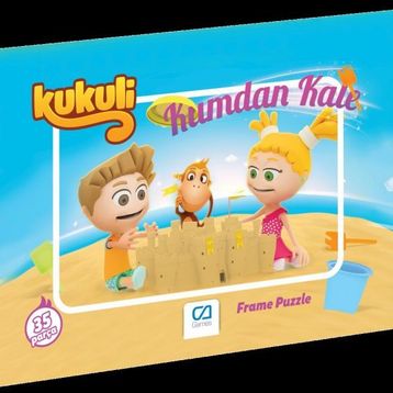 CA Games +3 Yaş Kukuli 35 Parça Frame Puzzle
